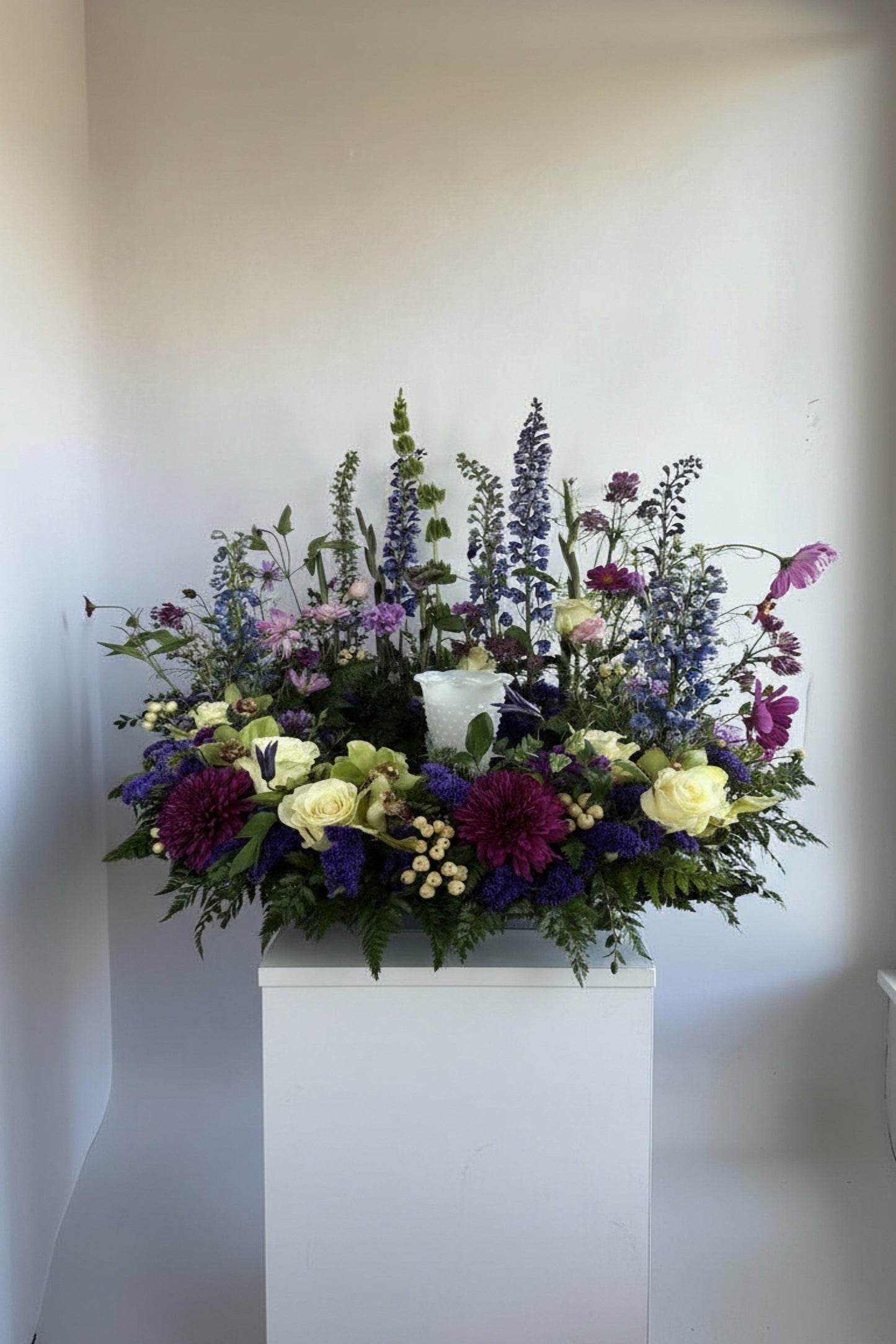 "The Memorial Garden" Urn Arrangement | Cremation Service Flower